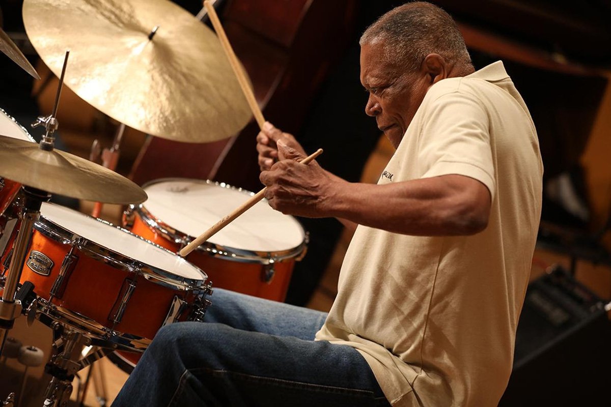 Join us on Monday, April 22nd for Jazz at One featuring the Billy Hart Quartet from 1-2 PM at St. Paul's Chapel or online at trinitywallstreet.org/music. Presented by Trinity Church Wall St with JAZZ HOUSE KiDS, curated by Ted Chubb. #trinitywallst #billyhartquartet #livemusic