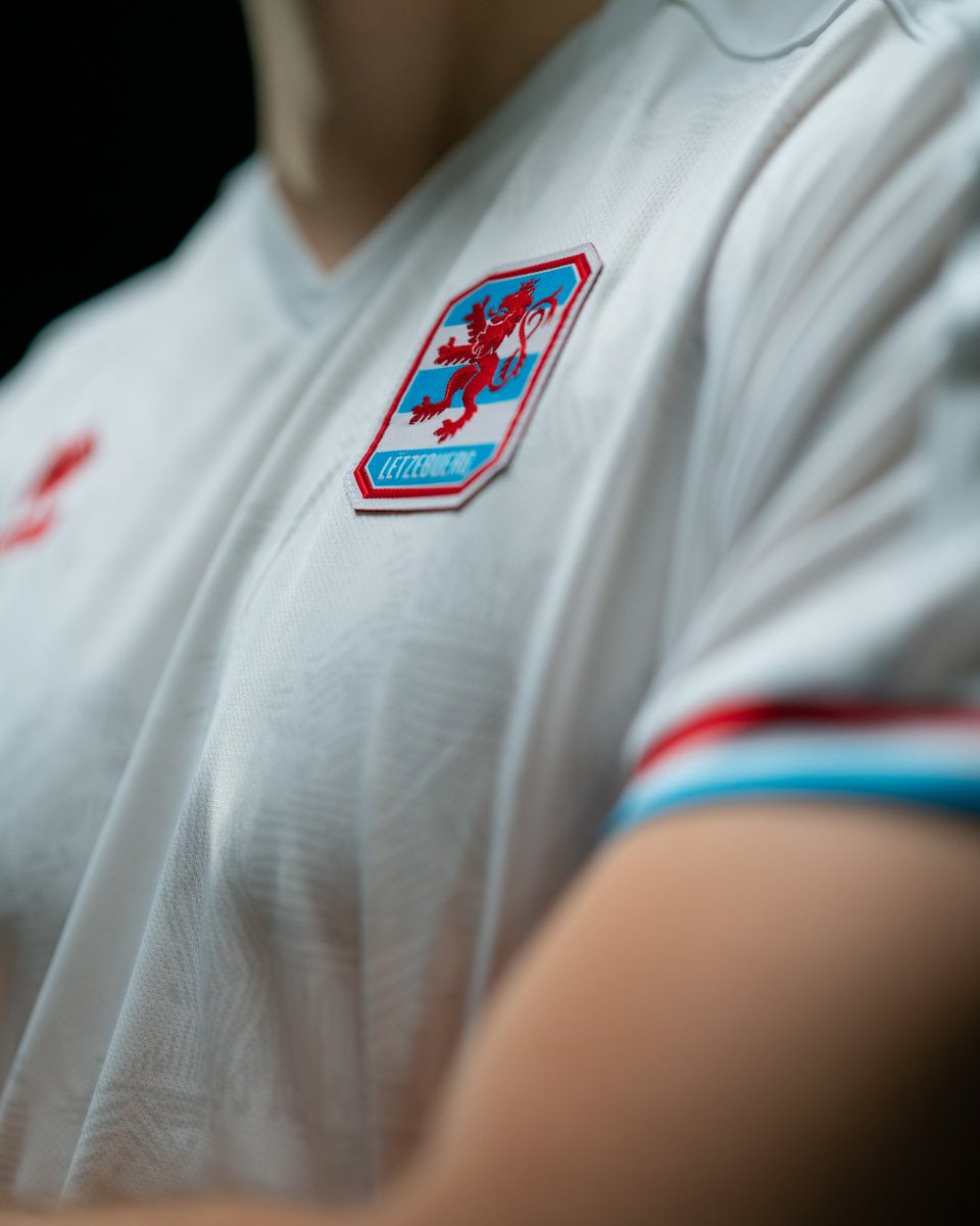 This is the new Luxembourg national team 2024-26 Third shirt from Erreà.

Read more: footballshirtculture.com/new-kits/luxem…

#Luxembourg #TeamRoudeLéiw #errea #erreasport #footballshirts #soccerjersey #newkits