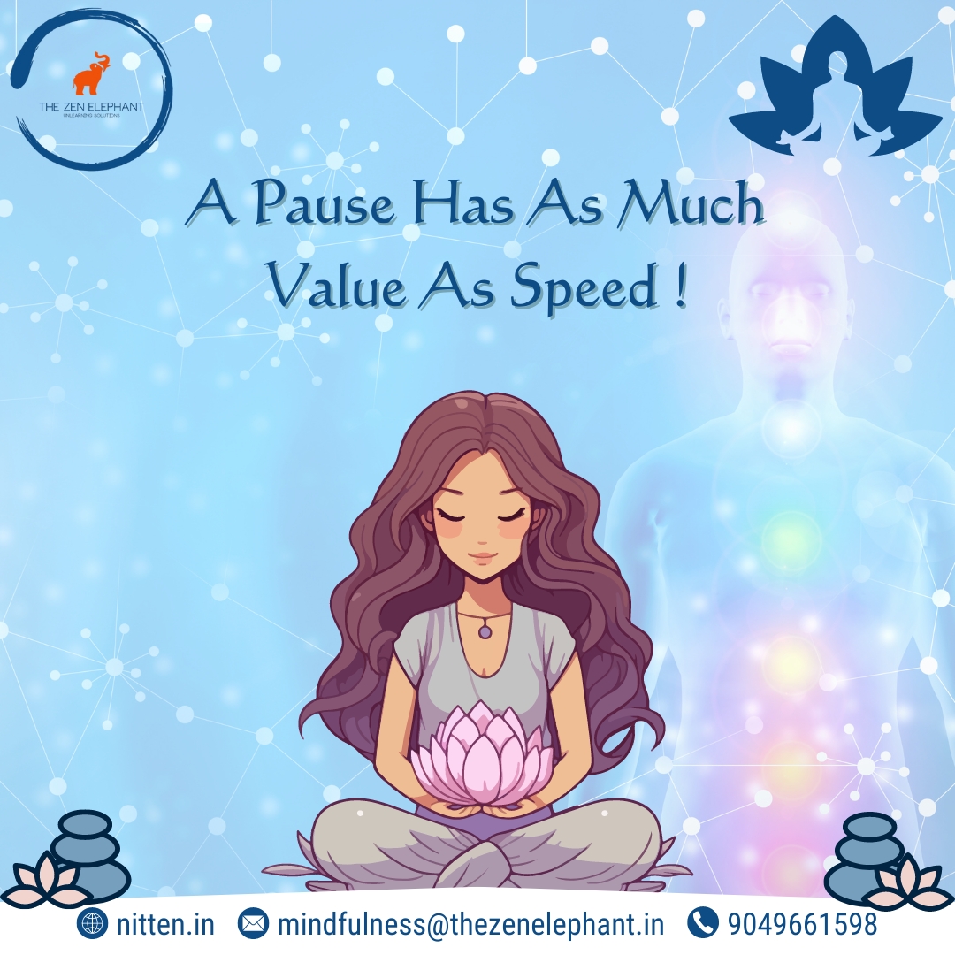 A Pause Has As Much Value As Speed.
Contact Us
Web: nitten.in
Phone No: 9049661598
Email: mindfulness@thezenelephant.in
#nittenmahadik #childrenmindset #childpsycology #stressfree #academiclife #focus #focusonyourself #ReducedStress #selfdevelopment #calmness