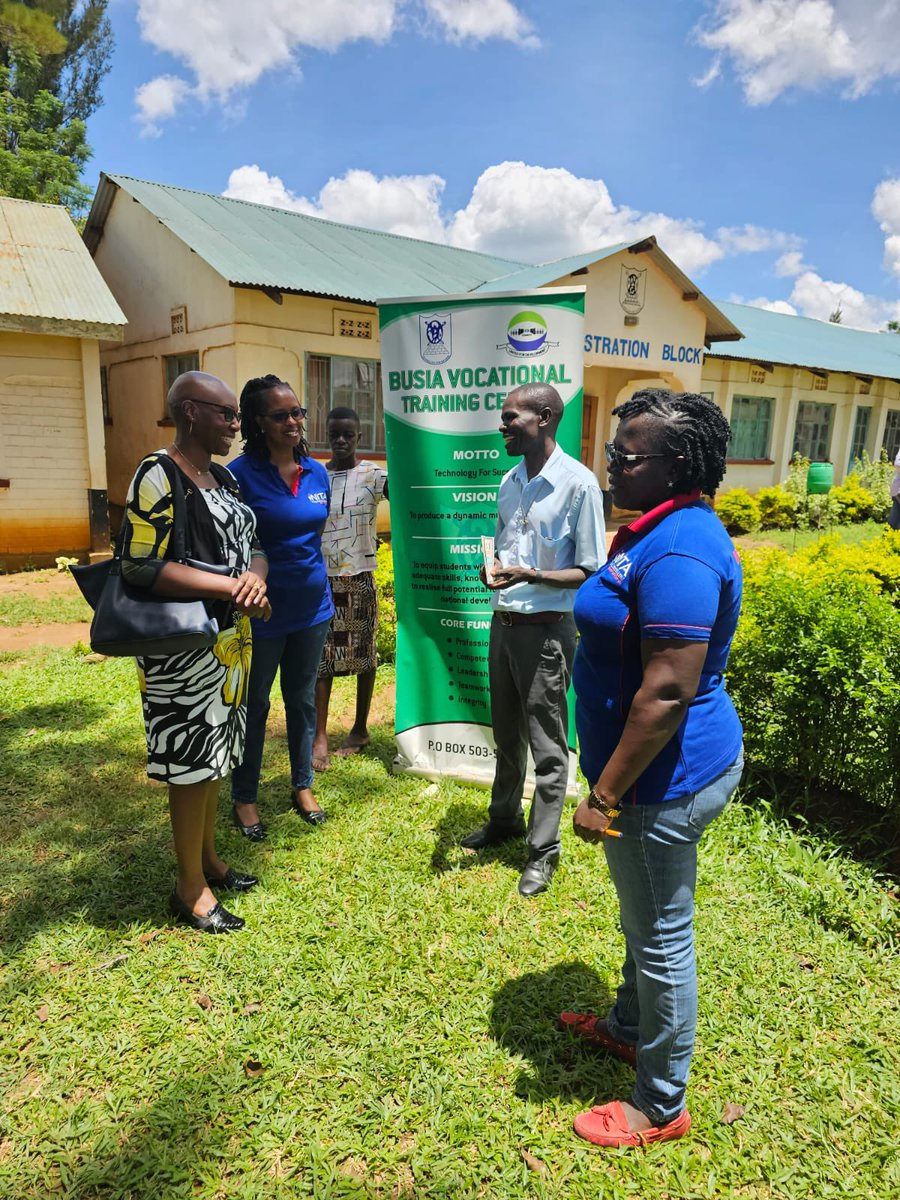 National Industrial Training Board Director Gilda Odera overseeing the administration of the Government Trade Test at Busia Vocational Training Centre in Busia County. #april2024governmenttradetest #skillsdevelopment