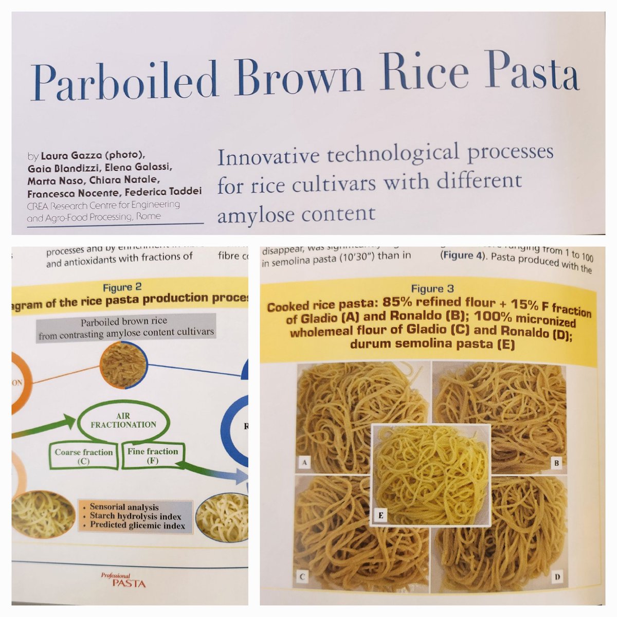EGalaxy5's tweet photo. #pasta di #parboiled #brownrice  su #Professionalpasta 
@CREARicerca 
@federica_taddei @EGalaxy5 https://t.co/UFm3bHLDg4