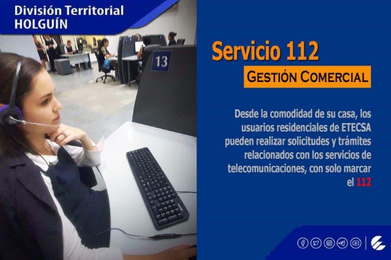 Si quieres conocer el importe de tu factura telefónica, puedes llamar al 112, después del día 10 de cada mes.#EtecsaTeAcompaña,#Holguín.