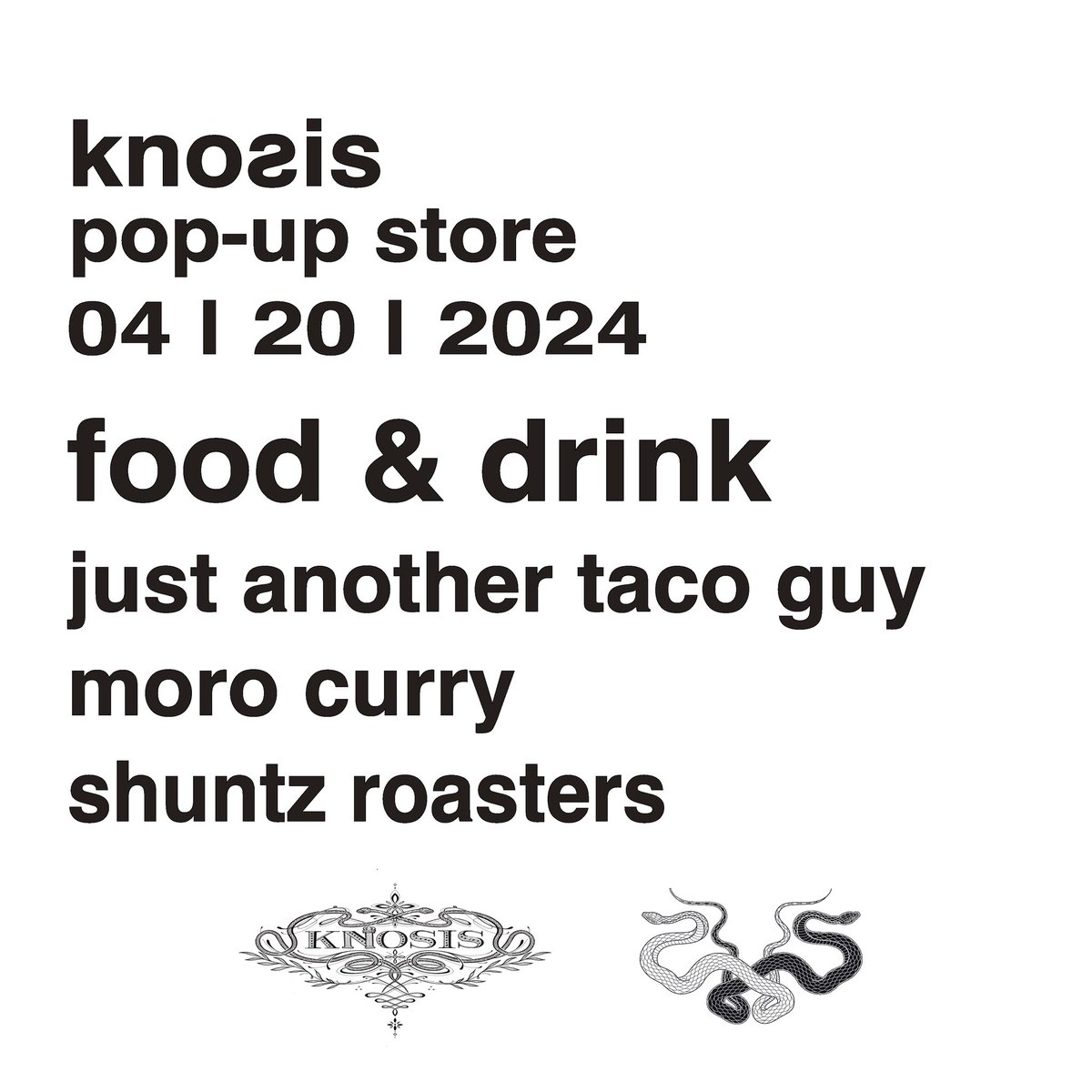 POPUP STORE MERCH LINEUP】 4/20(土) 12:00〜15:00 入場チケット無料