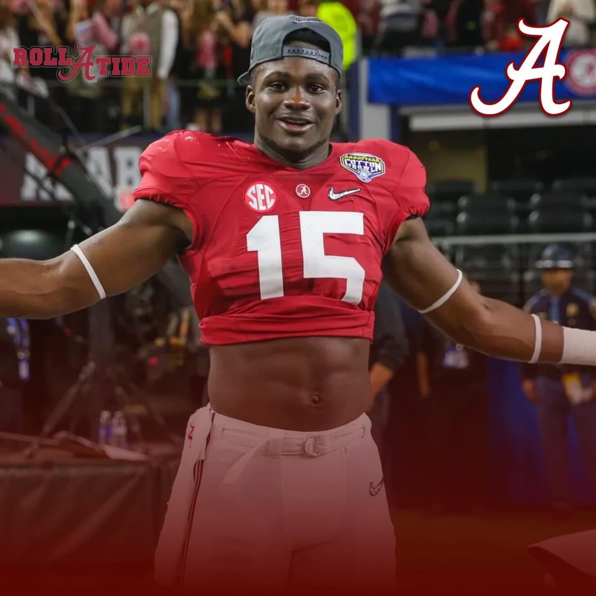 RollTideDaily's tweet photo. Happy Birthday to Two-Time National Champion Ronnie Harrison 🐘 #RollTide https://t.co/ojHjEwrJD9