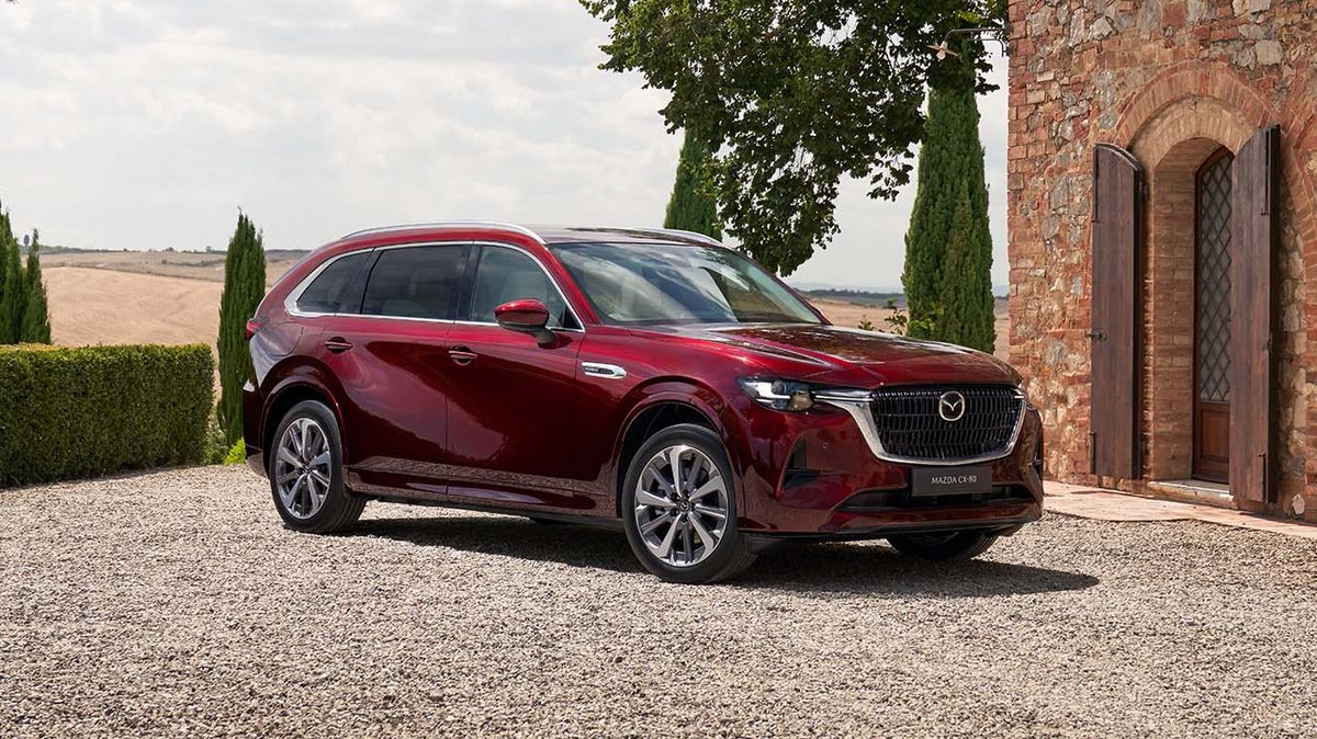 Discover the all-new #Mazda #CX80, a perfect representation of 100 years of Mazda DNA.  Great design, Japanese craftsmanship and new technologies make the Mazda CX-80 a fantastic experience for up to seven people. Find out more: bit.ly/4aEv4xi