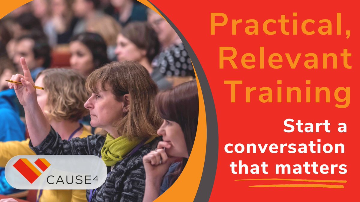 Our training offer is broad; from Trustee Leadership to School Governance. We consider and update our courses on a regular basis, responding to the sector’s needs. Take a look 👉 cause4.co.uk/events?utm_sou…