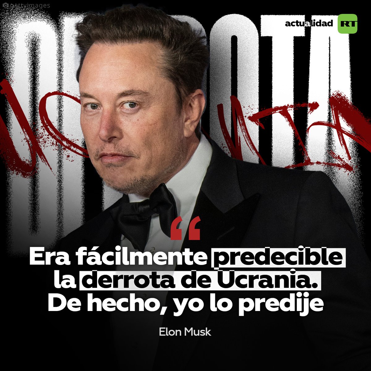 💬✖️ 🇺🇦 Musk afirma que la derrota de Ucrania en el conflicto con el Ejército ruso era fácilmente predecible 👇 ¿Por qué lo dijo? esrt.site/actualidad/506…