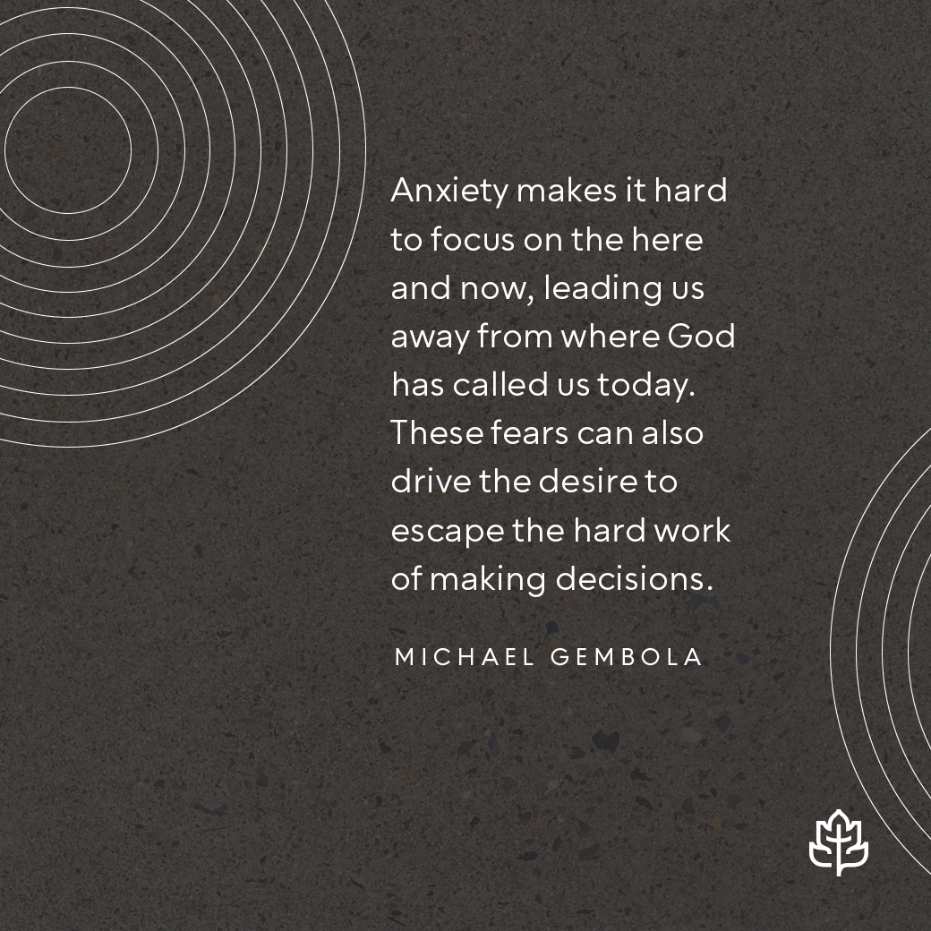 From “Anxious about Decisions: Finding Freedom in the Peace of God” by Michael Gembola. Learn more about the book here: bit.ly/3PPDrOj #ccef #biblicalcounseling #christiancounseling #christianquotes #biblicaltruth #decisionanxiety #peaceofgod