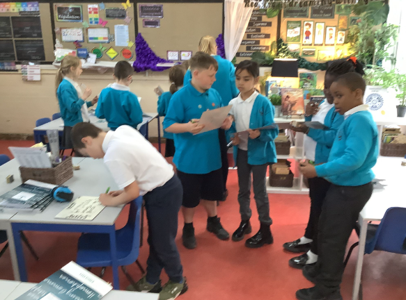 delceacademy1's tweet photo. This morning, Dyson class have used Give One Get One to gather reasons why or why not August Pulman should or should not go to school. We went through a conscience alley to make a final decision. #IPAT https://t.co/U0EJ7kuFBk