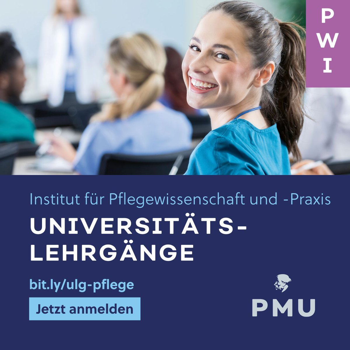 Dein Vorsprung in der Pflege durch die Universitätslehrgänge der Paracelsus Universität! Anmeldungen für den Start im Herbst 2024 sind noch bis 31.05. bzw. 30.06. möglich. ➡️ Jetzt informieren: bit.ly/ulg-pflege