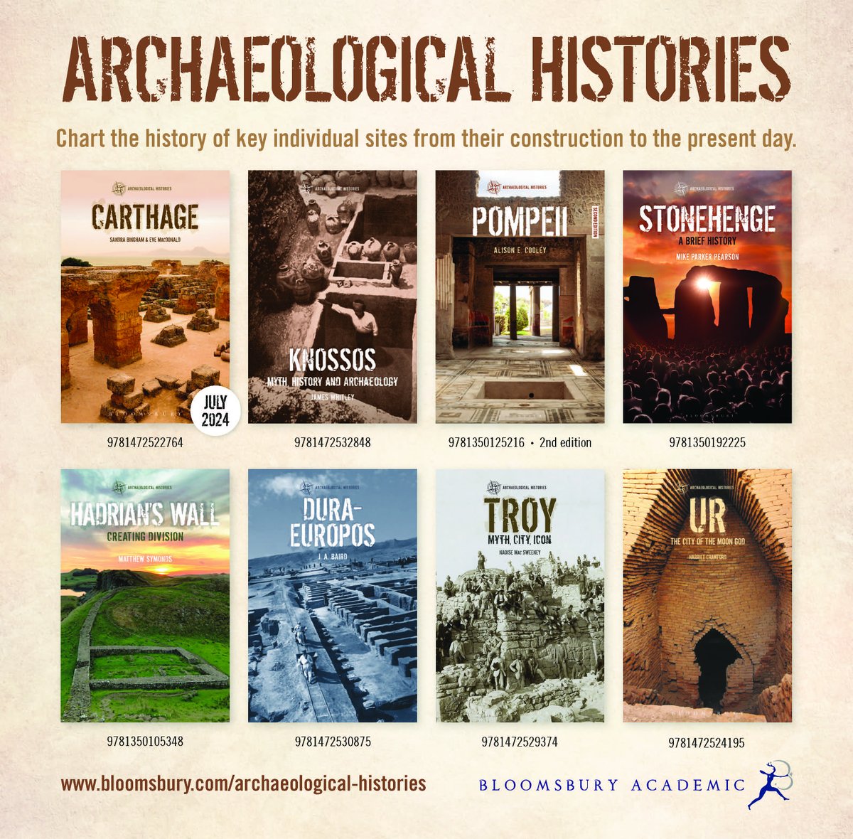 Happy World Heritage Day from the Bloomsbury Archaeology team! Check out our Archaeological Histories series, which looks at significant sites from around the globe: bloomsbury.com/uk/series/arch…