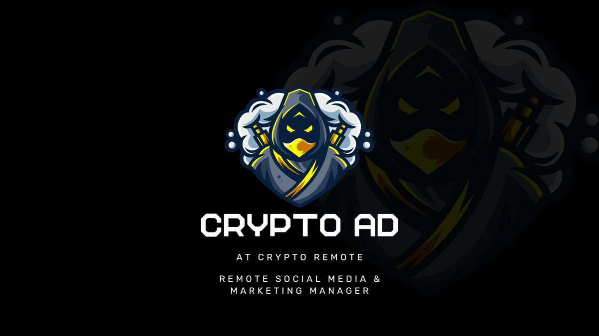 Remote Crypto Social Media and Marketing Manager for your project!

➡️ atcryptoremote.com/f/crypto-socia…  

#Remote #Crypto #SocialMediaManager #MarketingManager #RemoteSocialMediaManager
