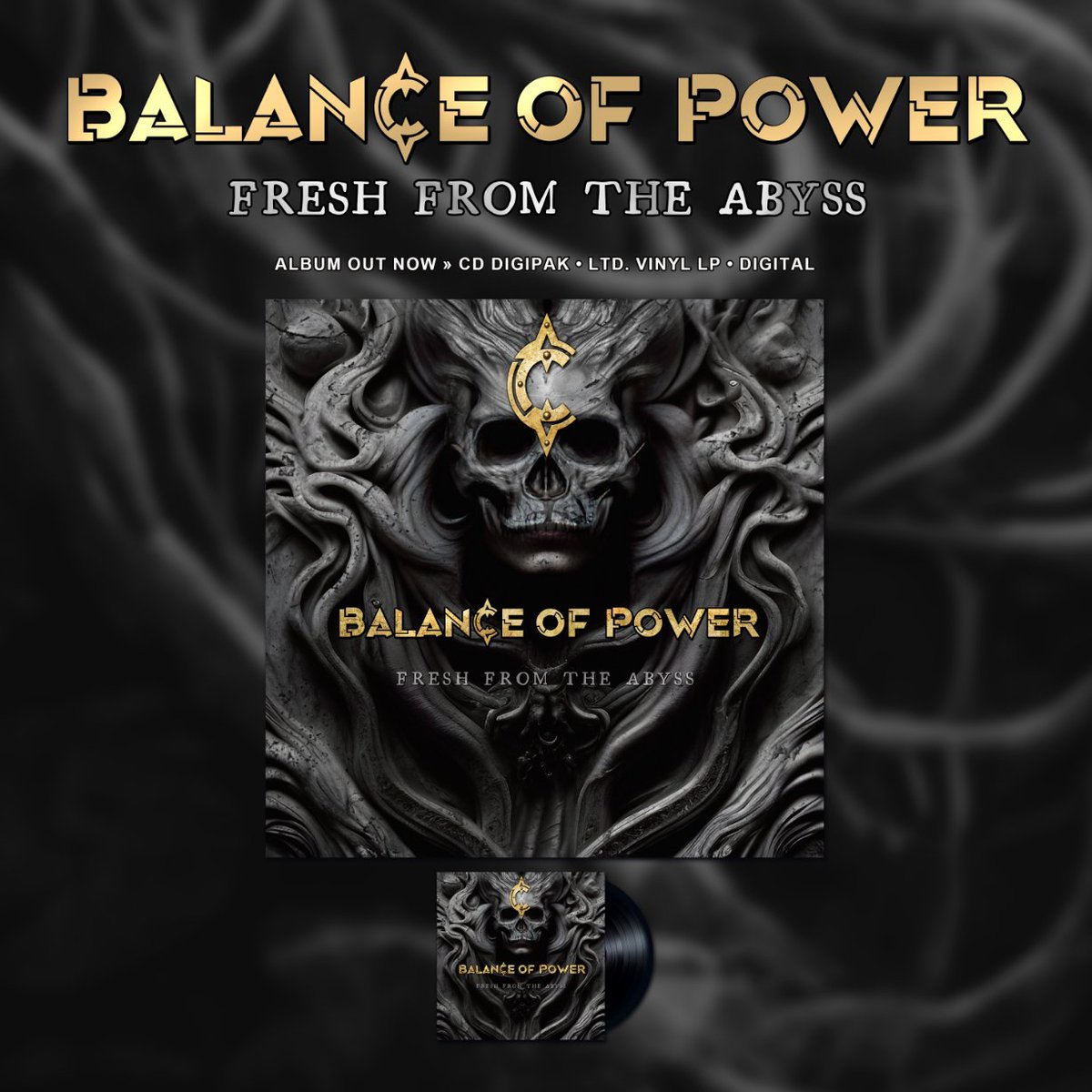 BALANCE OF POWER's new album 'Fresh From The Abyss' is out now! You'll find CD Digipak and limited edition vinyl LP order options as well as album streaming links on lnk.to/freshfromtheab… #metal #hardrock