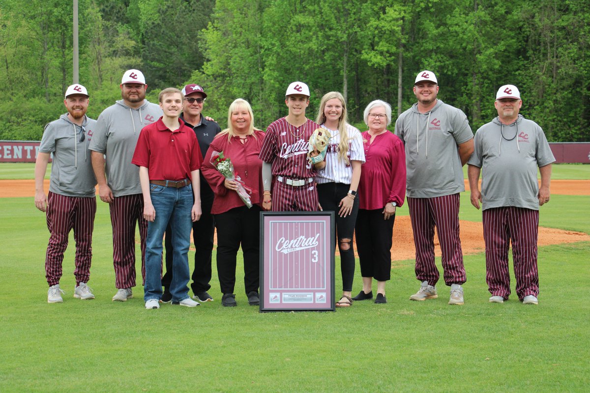 Congratulations to Central High School baseball seniors! Seniors were celebrated before last nights game! #lionstrong #24strong #thecitymenus