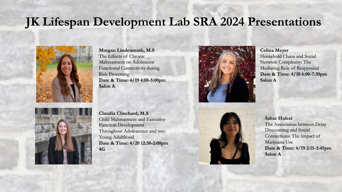 Check out the JK Lifespan lab research at <a href="/SRAdolescence/">Society for Research on Adolescence</a> !