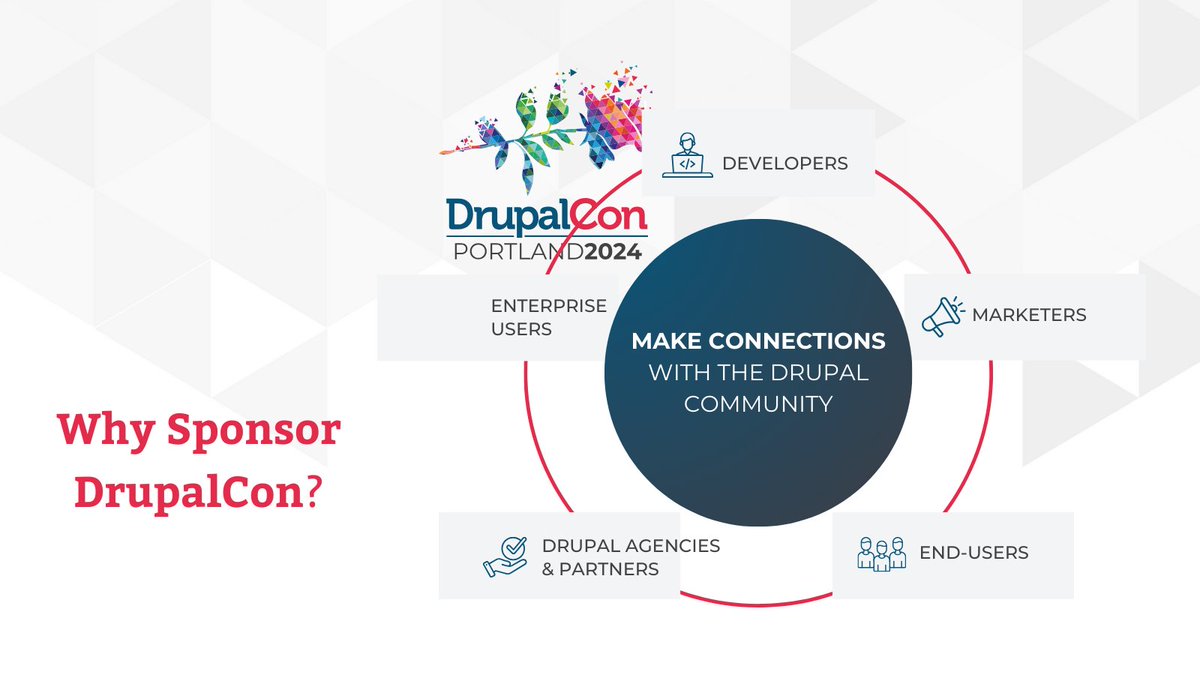 We still have #DrupalConPortland sponsorships available! Sponsor #DrupalCon to position your organization at the center of one of the world’s most significant open source projects. Learn more about the benefits now: events.drupal.org/portland2024/s…