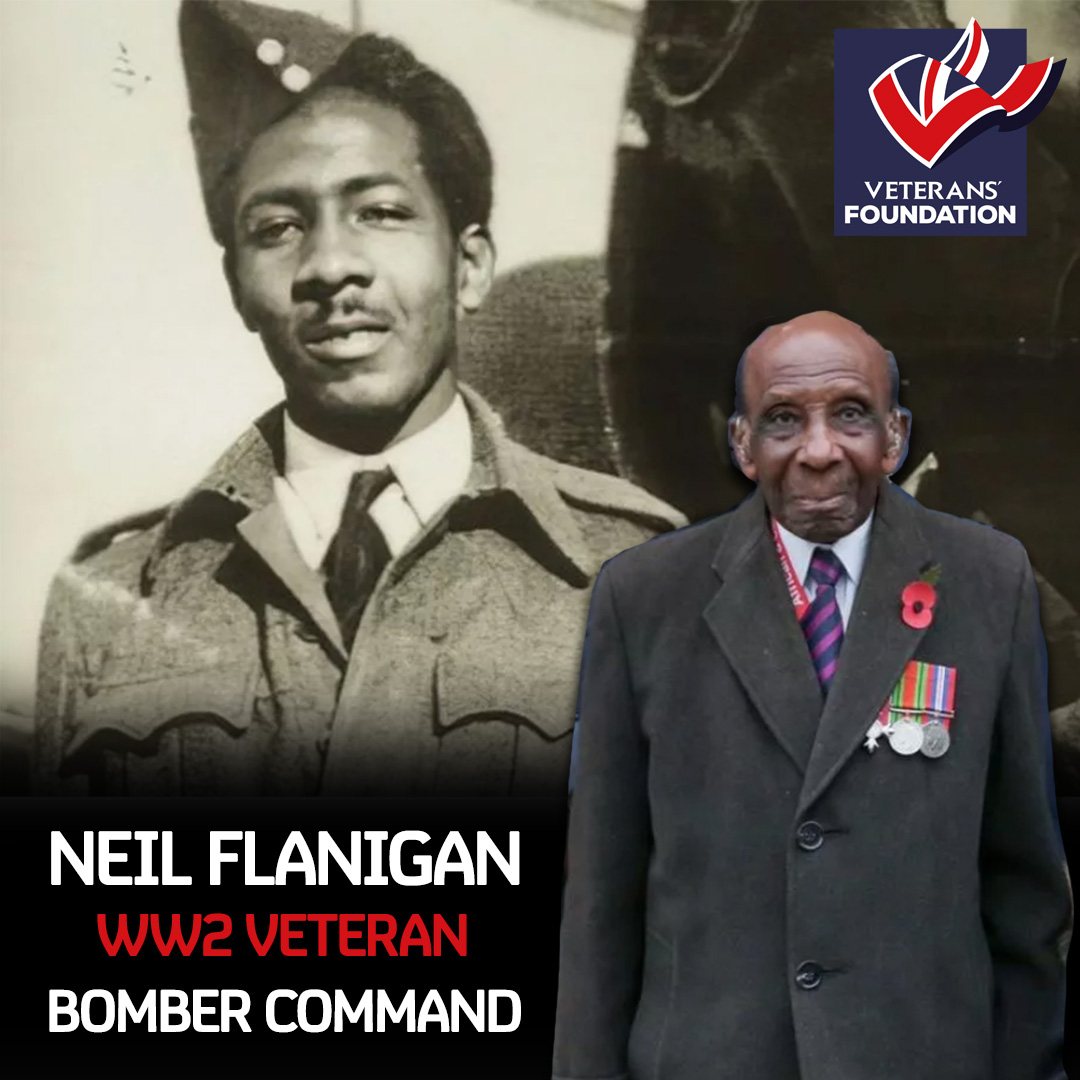 🌺🕯️We were deeply saddened to hear about the death of WW2 veteran Neil Flanigan, who passed away aged 99. Neil came from Jamaica to Britain to join the RAF in 1943 and was part of the ground crew at Bomber Command. Thank you for your service, Sir. 🕊️🇬🇧 📰 Source: Mirror