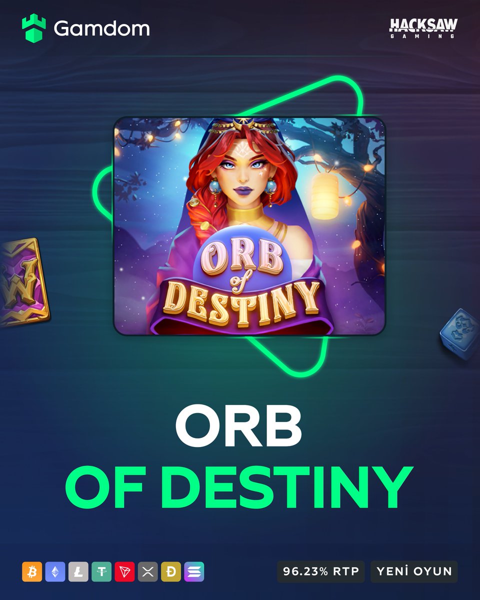 🔮✨ Yeni Oyun: Hacksaw Gaming'den Orb of Destiny! ✨🔮

Orb of Destiny ile kaderinizi ortaya çıkarmaya hazır mısınız? 💫

Maksimum 10.000x'lik devasa bir kazançla sihir sizi bekliyor!

Oyunun tadını çıkarmanız için ücretsiz çevirmeler veriyoruz!

-💚+🔁+ Bir Arkadaşını Etiketle