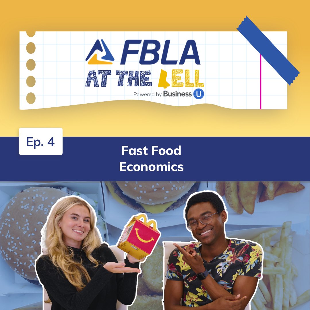 Explore the economics of fast food in the era of inflation. Just us for a tasty episode of FBLA at the Bell. Turns out there's more to those crinkle cut fries than meets the eye... Visit l.businessu.org/fatb to check it out!