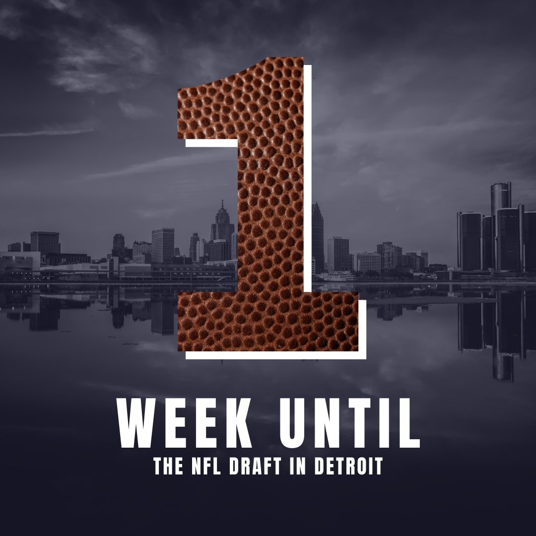 Countdown to the NFL Draft in Detroit! Book your parking now! 🚗🏈 ➡️ parkriteparking.com/book-parking-n…

#NFLDraft #NFLDraftDetroit #ParkRite #DetroitParkingReservations