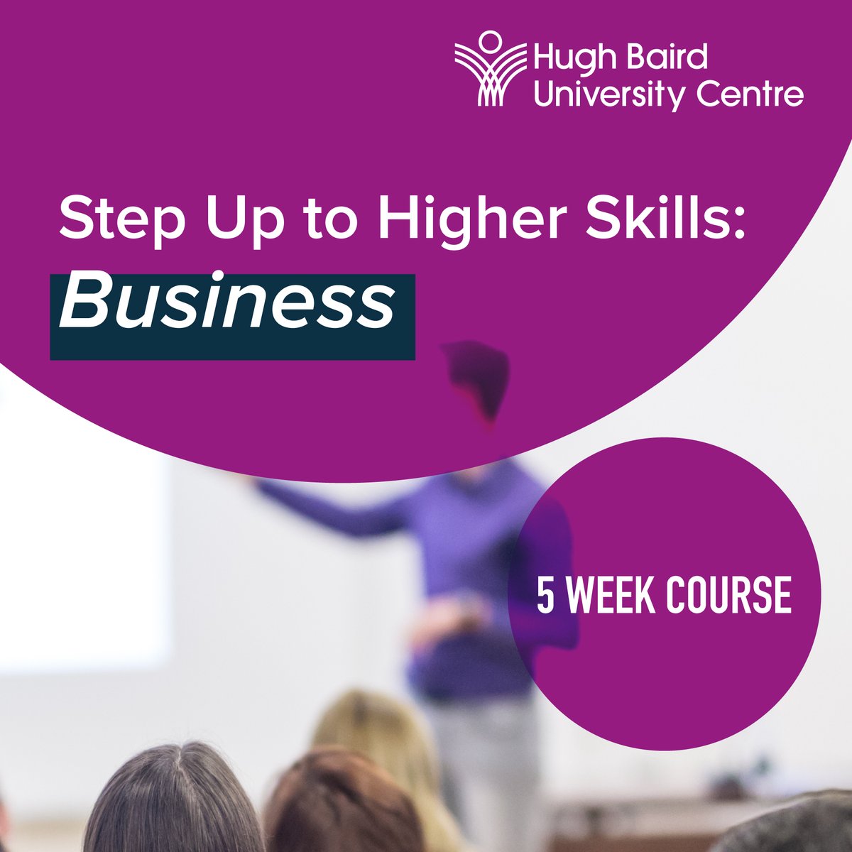 Step Up to Higher Skills covers the key skills to study Health & Social Care, Business & the Creative Industries - open for anyone aged 24+ or 19-23 with a Level 2 Qualification. It Runs for 5 weeks from April 24th. Apply using the link below👇 loom.ly/ixh21UY