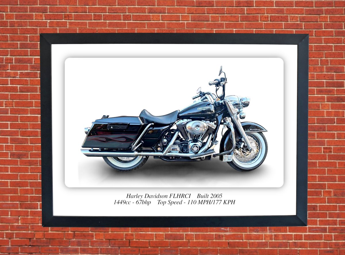 Harley Davidson FLHRCI motorcycle A3/A4 poster, a stunning photograph of this iconic Harley Davidson

motorbikeposters.com/motorbike-post…

#harleydavidson #motorbike #motorcycle #motorbikeart #motorbikeposter #motorcycleposter