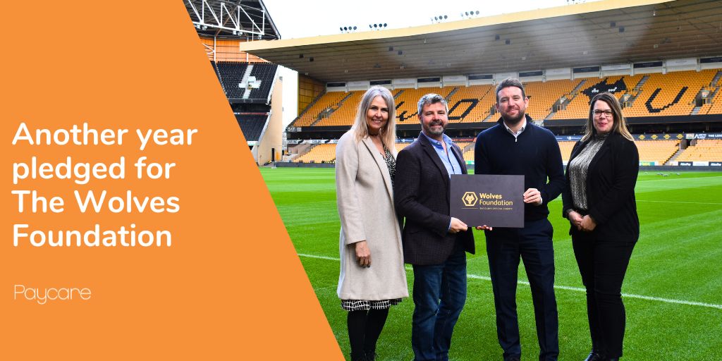 As the longest-running champion of the @wwfcfoundation, we’re delighted to have agreed to once again renew our Pack Patronage for 2024/25! 😃🐺🧡💫 paycare.org/paycare-blog-p…