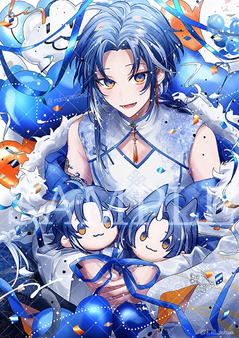 【Work】遅ればせながら、Vtuber『茂古沼紗音』さんの誕生日用イラスト描かせていただいておりました。1/19お誕生日おめでとうございましたよろしくお願い致します。 