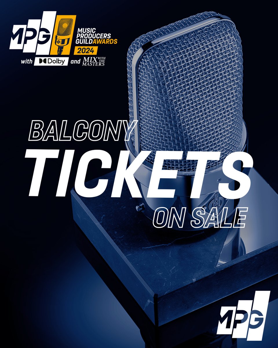 Fancy joining us at the @@ukMPG Awards 2024 - 25th April? Head to sosm.ag/MPG24Tickets to get a 40% discount on balcony tickets using the code MPGSOUNDONSOUND24 the ticket gives exclusive balcony viewing and bar access from 8:00pm, with access to the exciting after-party🥂