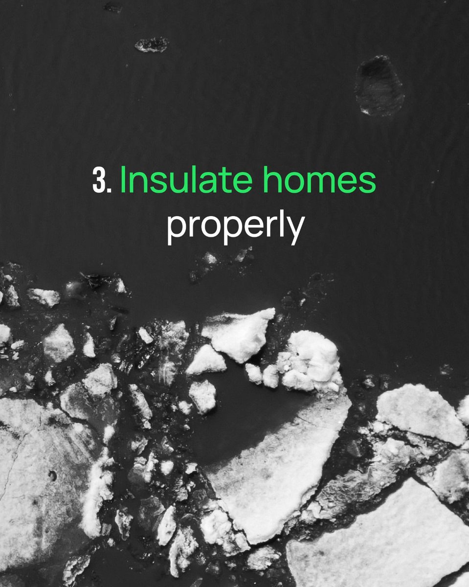 🏘️ Insulate homes properly to bring down bills