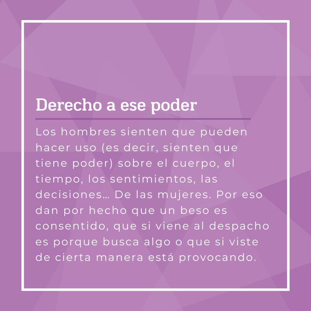 mujeresjuezas's tweet image. En un post anteriores hablamos del abuso de poder y la violencia de género, y hoy queremos seguir tratando un tema tan importante y que, tristemente, sigue formando parte de nuestro día a día.👇👇

#mujeresjuezas #abusodepoder #desigualdad #igualdaddegénero #seacabo