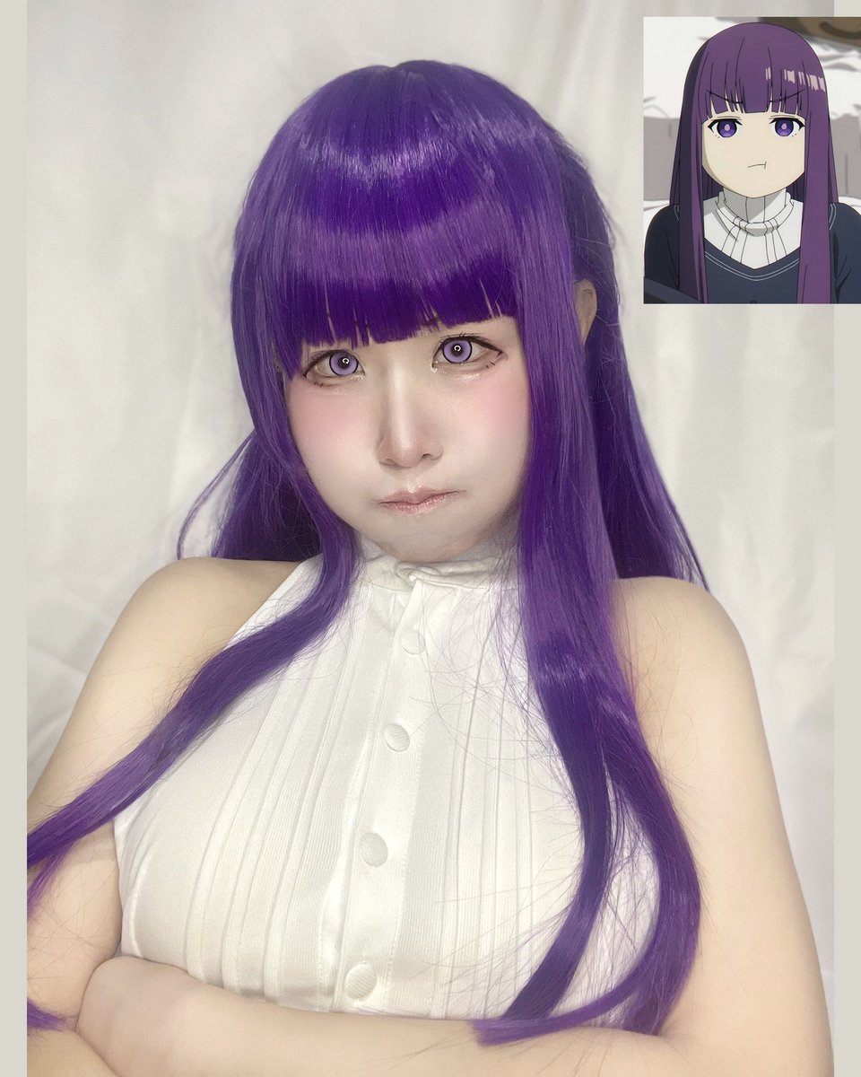 AliceHobbey's tweet photo. Angry Fern ( `-´ )

#葬送的芙莉蓮 #葬送のフリーレン #芙莉蓮 #frierenbeyondjourneysend #frierencosplay #cosplay #cosplaygirl https://t.co/r7g8aqyLw1