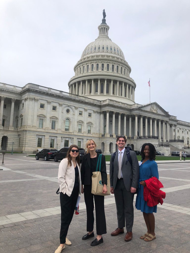 GK9547's tweet photo. Successful day on Capitol Hill with @ESA_org and fellow graduate students discussing the importance of funding @NSF and scientific research! Great conversations with the offices of @SenatorBaldwin and @RonJohnsonWI about NSF’s importance to Wisconsin! https://t.co/AOkGBQqtE9