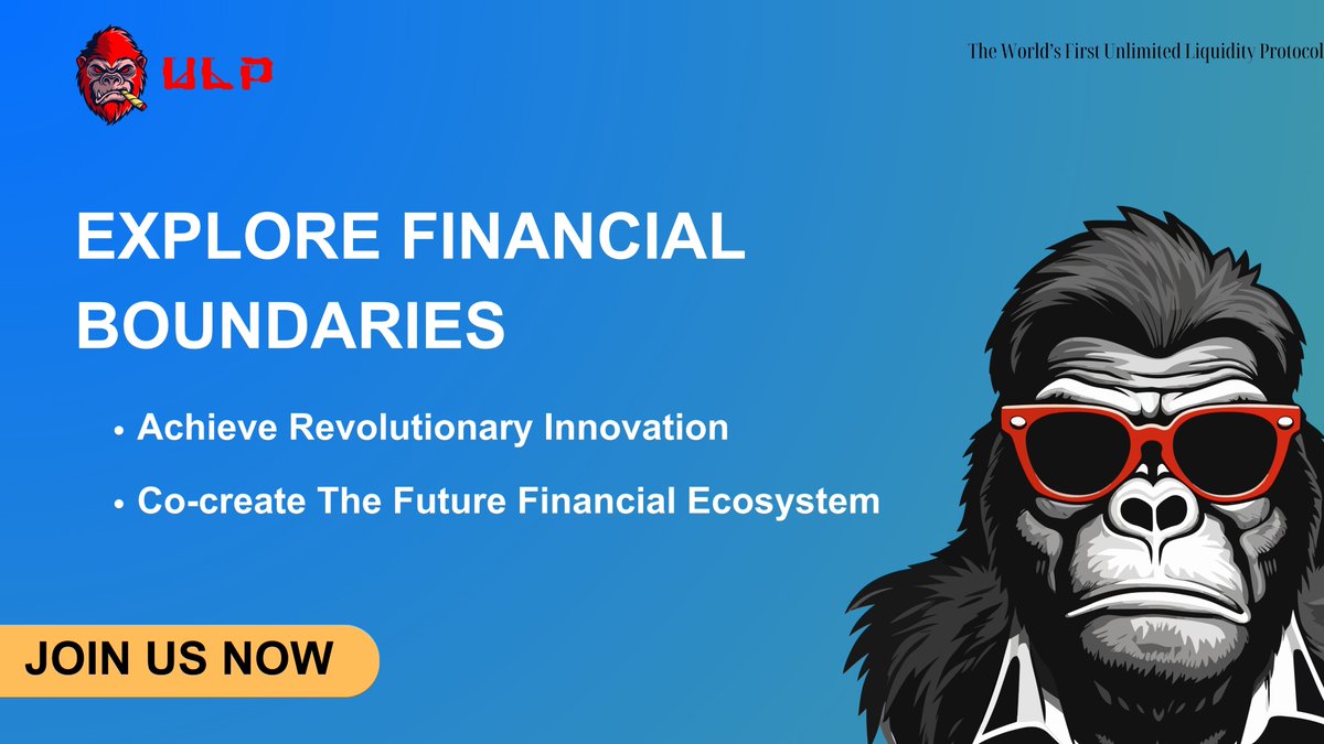ULP_Network's tweet photo. 🌟🚀【Unlimited Liquidity Protocol ULP】is setting sail soon! 🌊
A revolutionary  innovation, crafting a new chapter in future finance! 💥
🔄 Explore endless liquidity, unleash the potential of finance! 🌐
💡 Join us to shape the future of finance! https://t.co/RFrrReoYwn