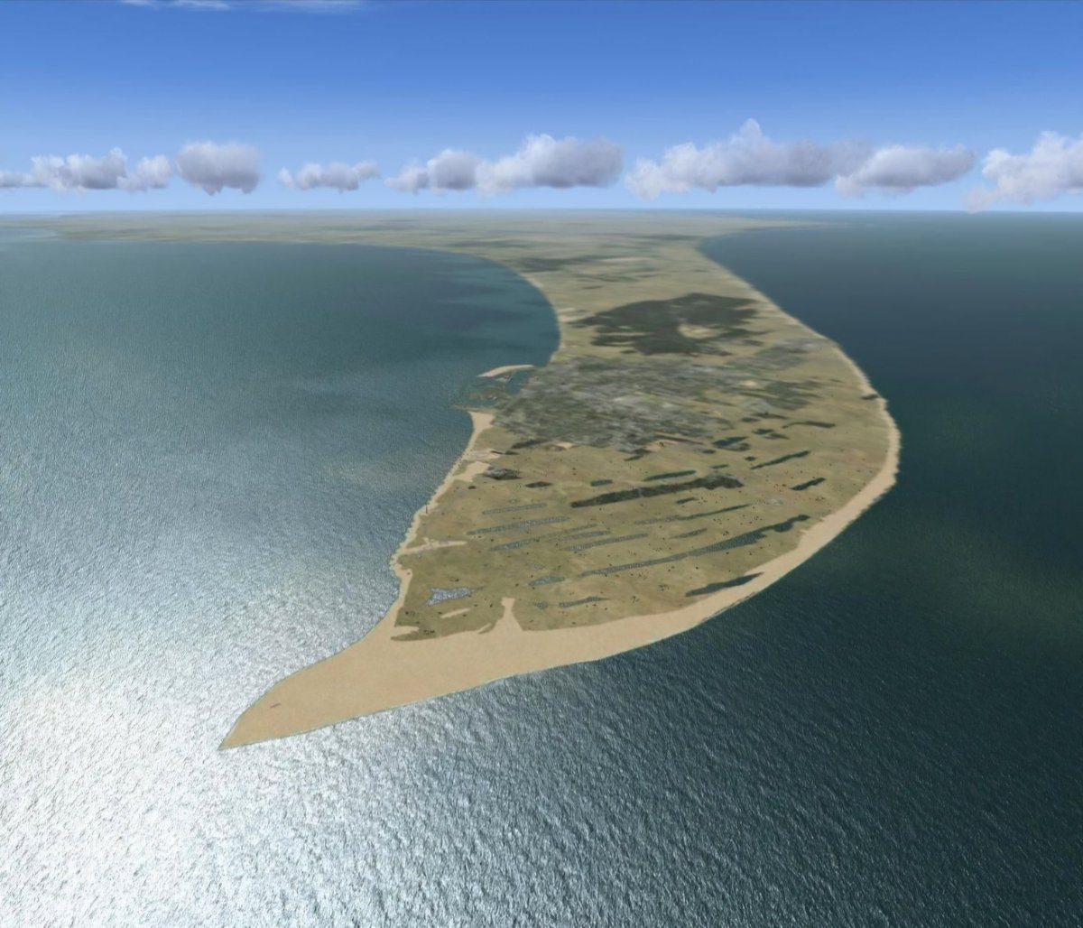 Summer house in Skagen, Denmark. The wind is always blowing hard. Would you live there? I say no way.