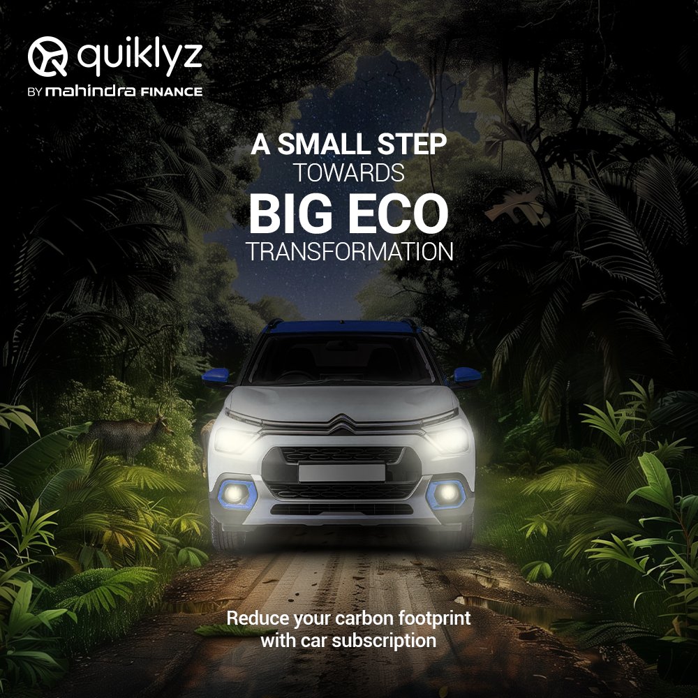 Small Change, Big Impact: Why choose car subscriptions?
Regular maintenance keeps emissions low, for a greener you and planet.
We offer wide range of EV options with our flexible plans

#Quiklyz #CarSubscription #CarLeasing #EV
