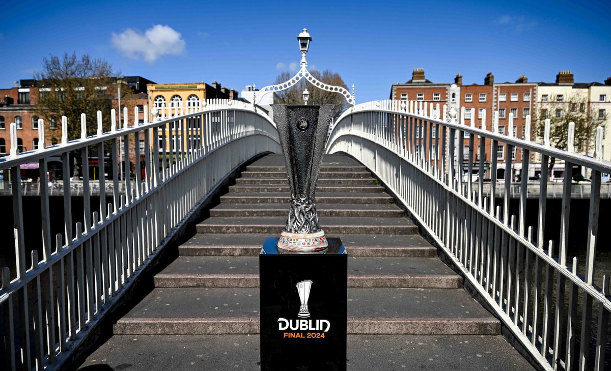 Which team will be getting their hands on this on May 22? 😍🏆 The UEFA Europa League Trophy is on a tour of Dublin and fans can get their photo with the trophy 📸 📅 | Saturday, April 20 📍 | ILAC Centre, Dublin ⌚️| 12.30pm - 4pm #UEL | @EuropaLeague