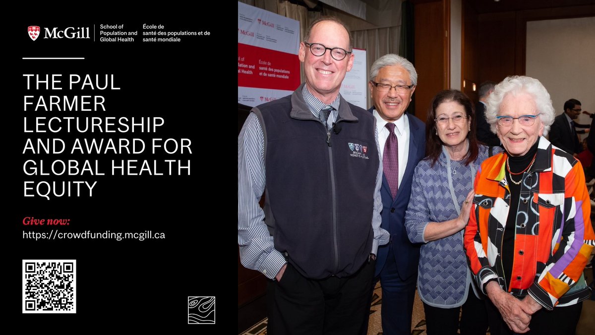 I helped created this award @mcgillu in Dr Paul Farmer's honor Nearly 170 people have joined me! 🙏🏾 If Dr Farmer inspired you, please consider making a small contribution! Thanks! crowdfunding.mcgill.ca/ui/main/p/paul…