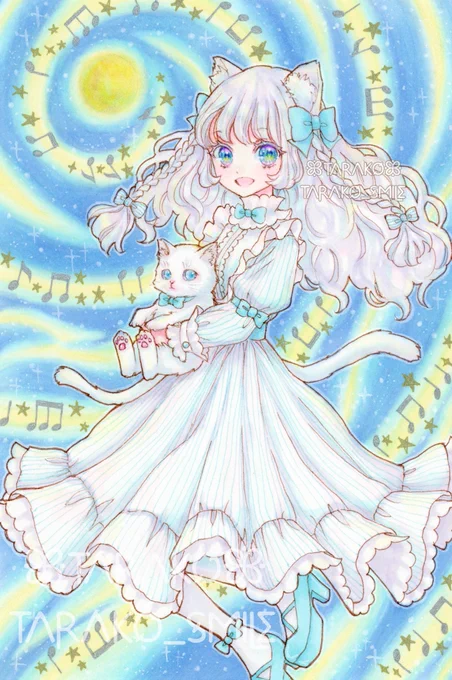 #私の作品もっと沢山の人に広がれ祭り女の子やけもみみなど可愛いものを描くのが大好きです広がったら嬉しいです 