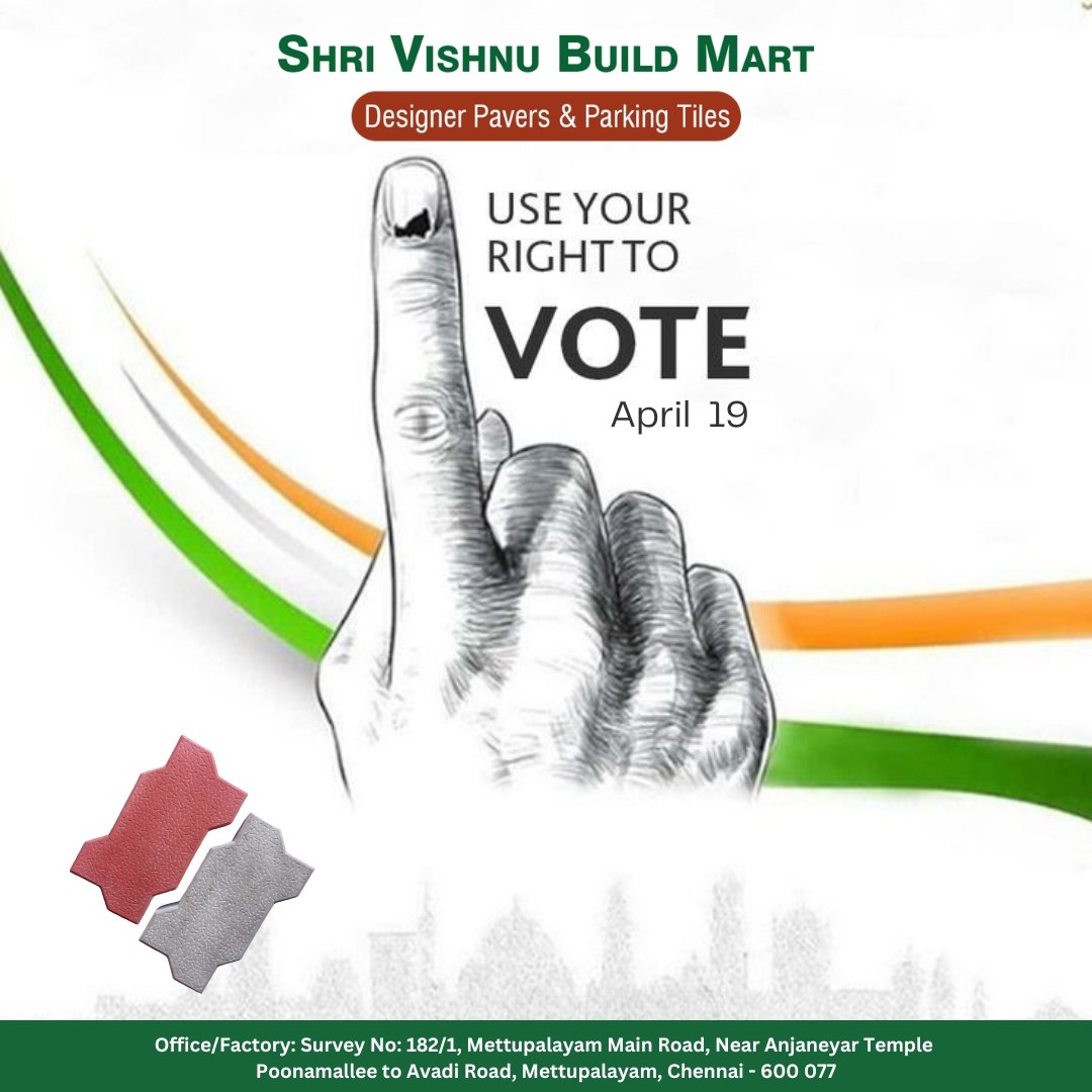 #Shrivishnubuildmart #LokSabhaElections #Elections2024 #vote #April19 #useyourrighthand #election