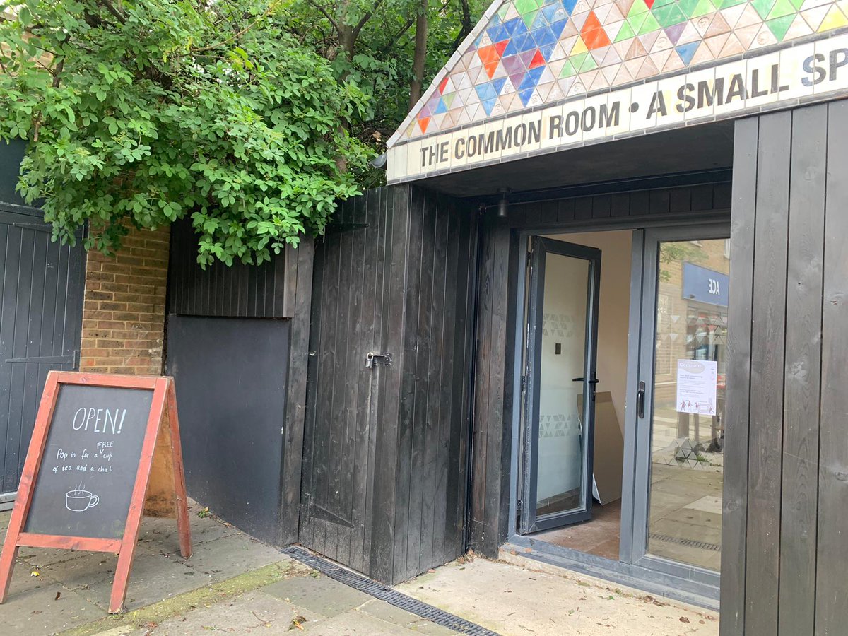 RomanRoadTrust's tweet photo. The Common Room is open today between 2 - 4pm  – come and say hello!

The sessions are running every Tuesday and Thursday until the end of May, providing local residents with refreshments, charging points, a warm space, and opportunities to connect with other residents. https://t.co/NSGB62MBVV