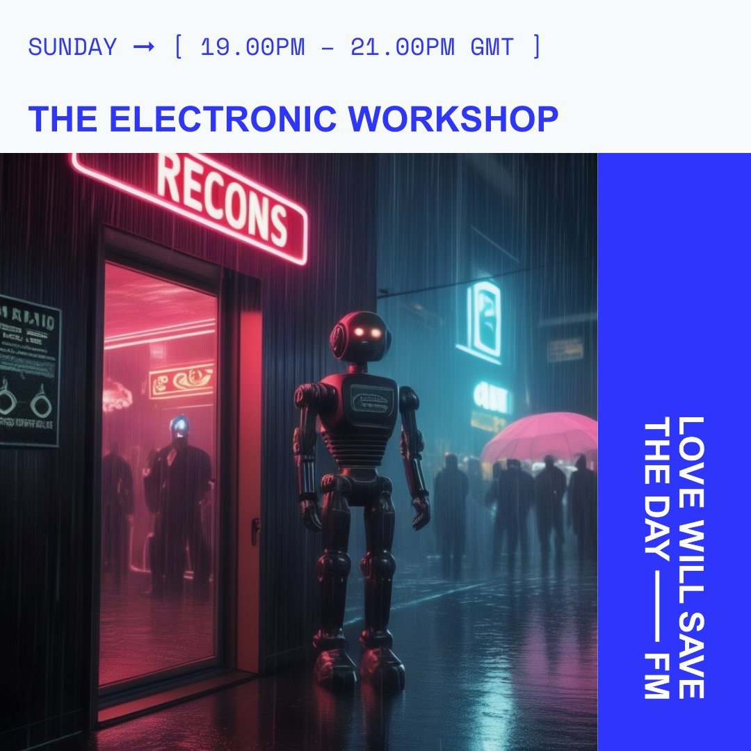 SUNDAY APRIL 21st 7-9pm on LoveWillSaveTheDay.FM 'The Electronic Workshop House Music Special.' Featuring Johnny Viscious, Green Velvet, Roy Davis Jnr, Junior Vasquez, Felix the Housecat, Armando, Dajae, K Hand, Viscious Music, Sex Mania Records, Strictly Rhythm, Sondos & more!