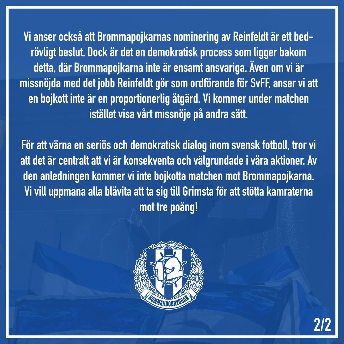 Anglarna1973's tweet photo. #ifkgbg https://t.co/nJi5lbvGdP