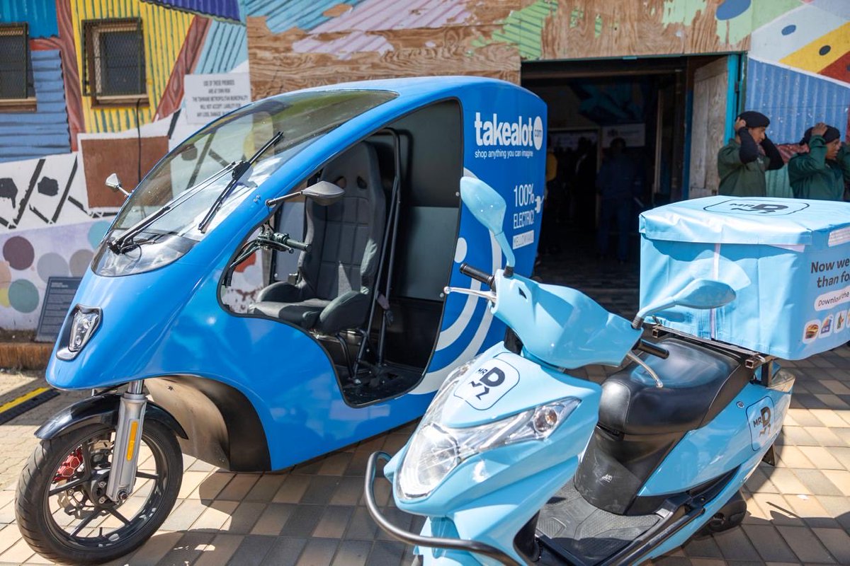 Lesufi's tweet photo. Ending an era where township businesses only sell to township residents. Today, together with TakeAlot, we signed an agreement that will, for the very first time, expose our business owners to the global market. This investment of R150m will lay a foundation for 20 000 new jobs. https://t.co/HjFCZQ3pdG