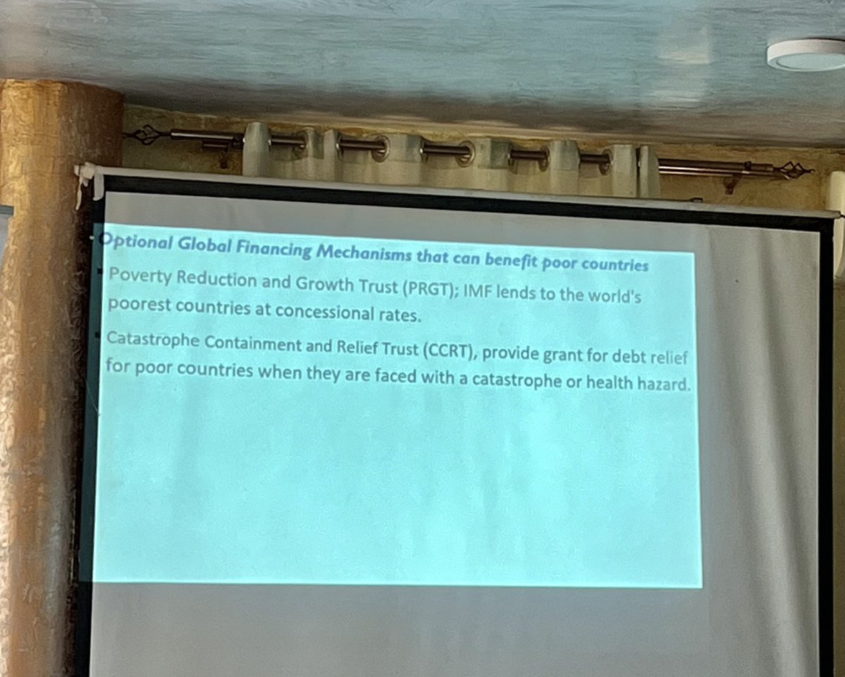 Many countries in the Global South are at the receiving end of hard money in exchange for SDRs which may weaken their capacity for domestic resource mobilization. Apart from loans and SDRs, Dr. Seruyange says there are extra funding mechanisms that @GovUganda can resort to.