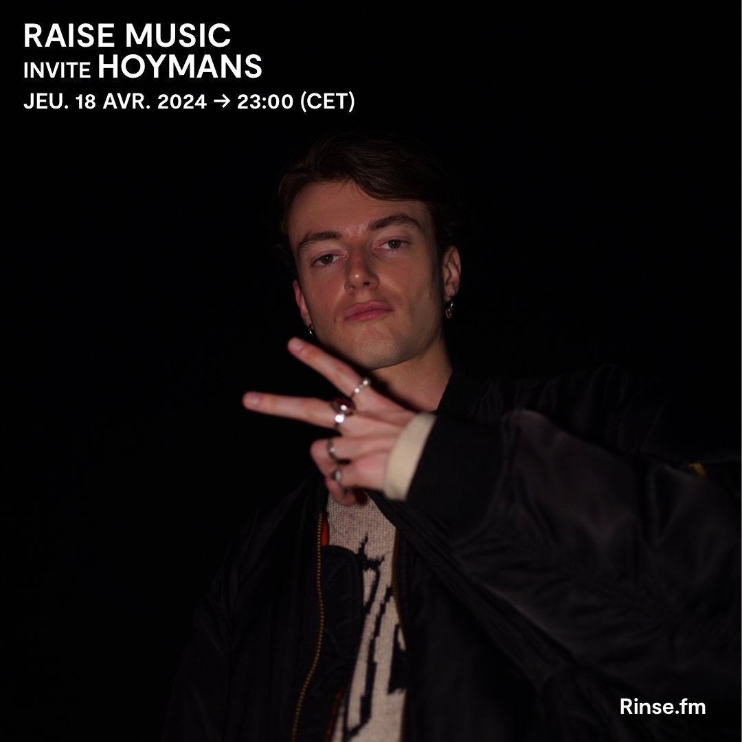 Il est 23h ! Vous êtes avec #RaiseMusic w/ #Hoymans ! 🎶 rinse.fr/podcasts/ #verrouillé 🔒