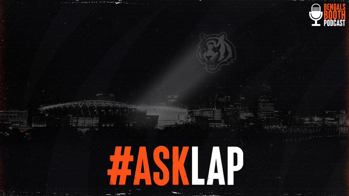 I am pointing the Lap Signal toward the Cincinnati sky. Will be making draft predictions with Dave Lapham on the next #Bengals Booth Podcast. Send us your #AskLap questions. Will get to as many as time allows