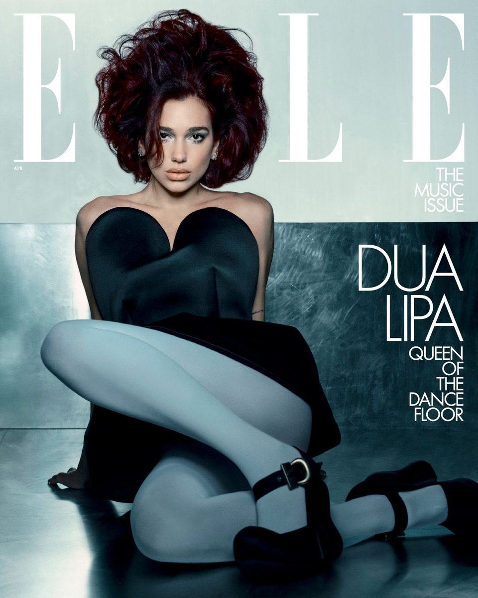 📸 | @DUALIPA graces the April cover of @ELLEmagazine! Shot by Dan Beleiu.