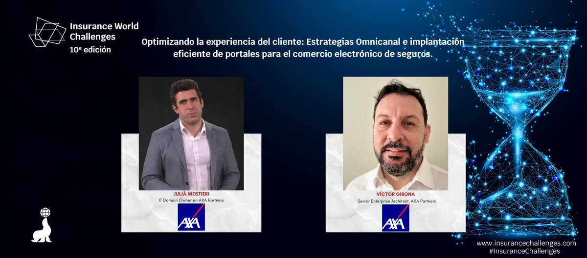 InsurtechComHub's tweet photo. 🖊️Os traemos nueva #Keynote de la mano de Julià Mestieri Ferrer, IT Domain Owner en #AXAPartners y Victor Girona Ortiz, Senior Enterprise Architect, #AXAPartners. @AXASegurosEs
🚨¡No dejes pasar esta excelente oportunidad! Adquiere tu entrada aquí:
https://t.co/0RqtPfTt68 https://t.co/EfRS34Z2mV