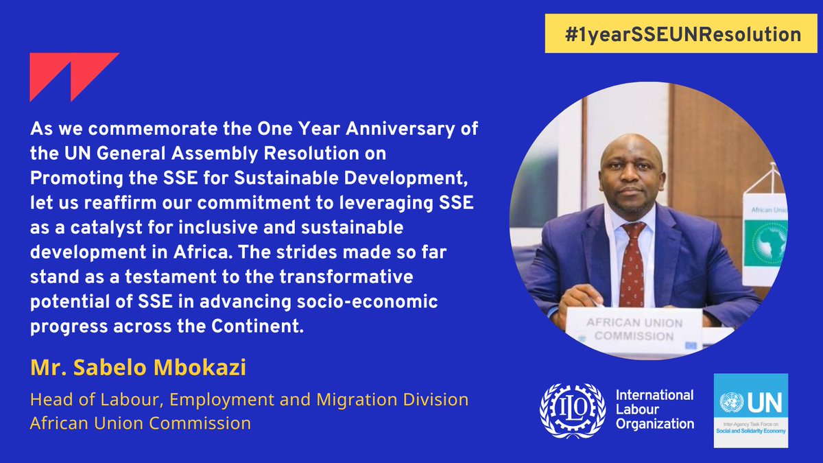 HAPPENING NOW: Update from @_AfricanUnion on the development of their 10 Year SSE Strategy. #1YearSSEUNResolution @_MbokaziSabelo @ilocoop